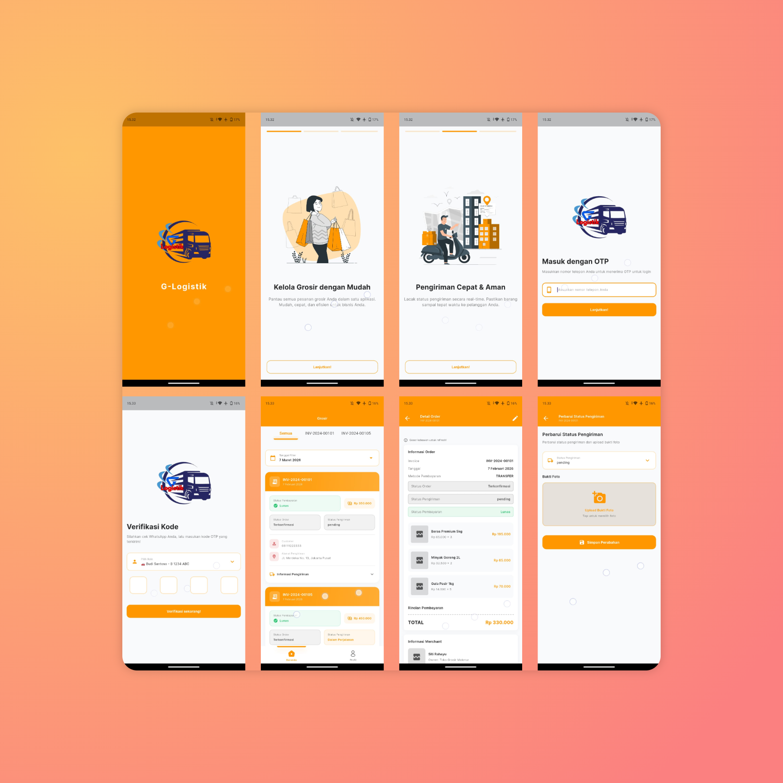 Aplikasi G-Logistik untuk manajemen pengiriman