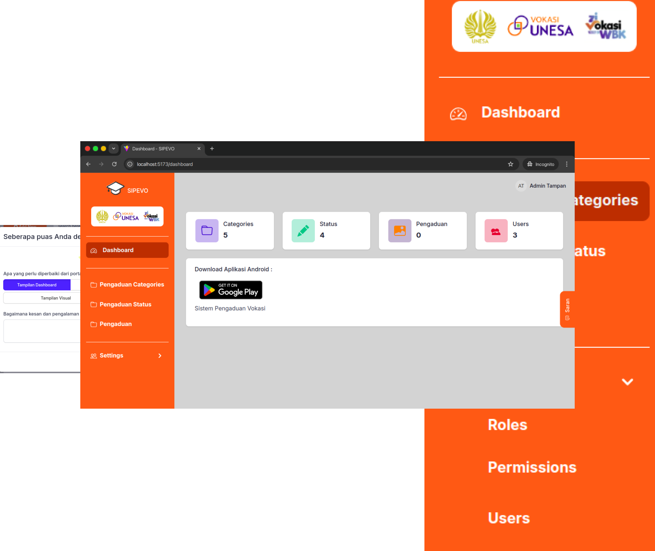 SIPEVO - Sistem Pengaduan Vokasi UNESA preview